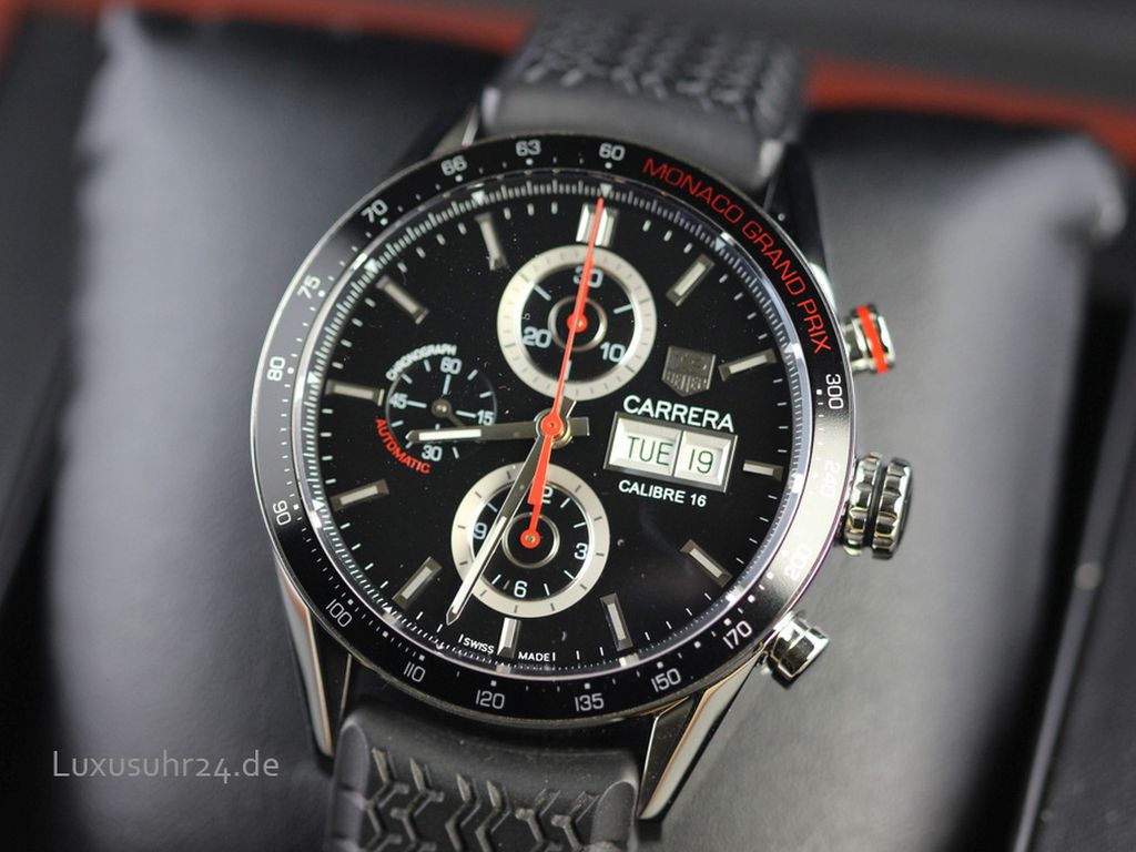 tag heuer carrera calibre 16 kautschuk