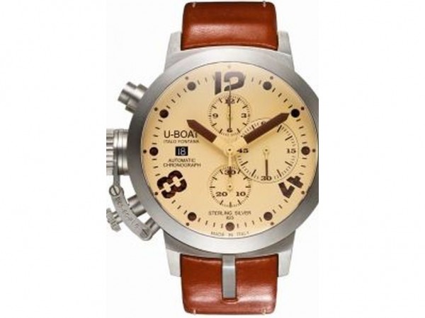 U-Boat Classico 48 Chrono Sterling Silver