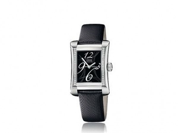 Oris Culture Rectangular Date Diamonds