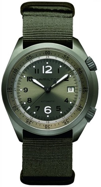 Hamilton Khaki Aviation Pilot Pinoeer Aluminium