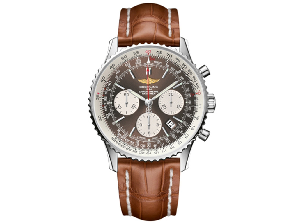 breitling navitimer braun