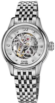 Oris Artelier Skeleton Diamonds