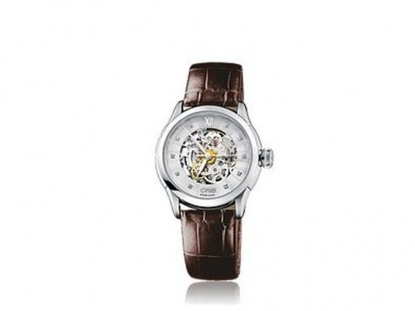 Oris Culture Artelier Skeleton Diamonds