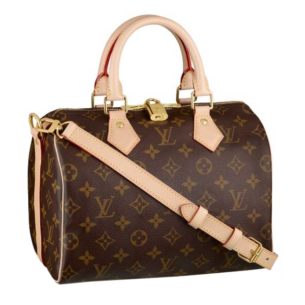 Louis Vuitton Speedy 25 mit Schulterriemen Luxusuhr24