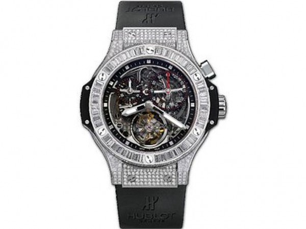 Hublot Bigger Bang Tourbillon Platinum Baguette