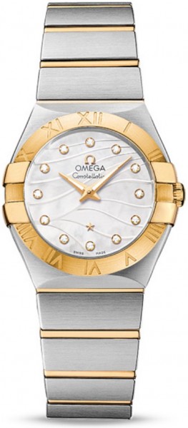 Omega Constellation Brushed Quarz Small Pluma