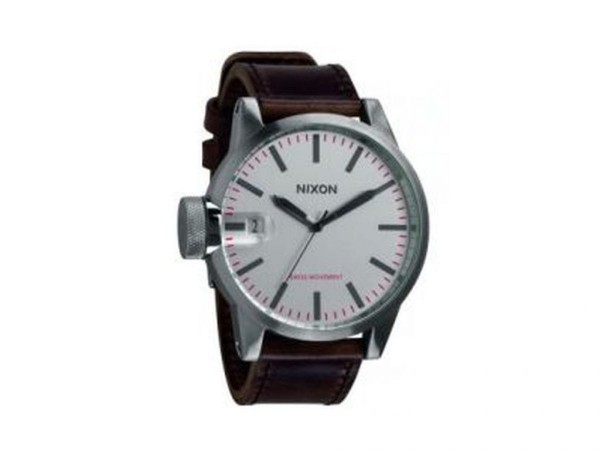 Nixon The Chronicle Silver/Brown