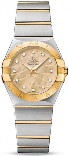 Omega Constellation Brushed Quarz Small Pluma