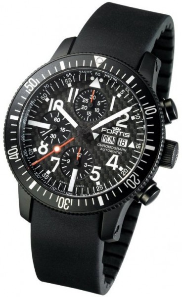 Fortis B-42 Black Chronograph