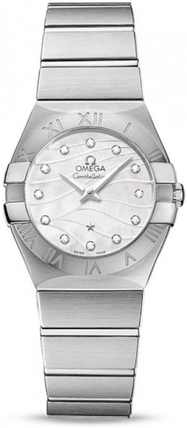 Omega Constellation Brushed Quarz Small Pluma