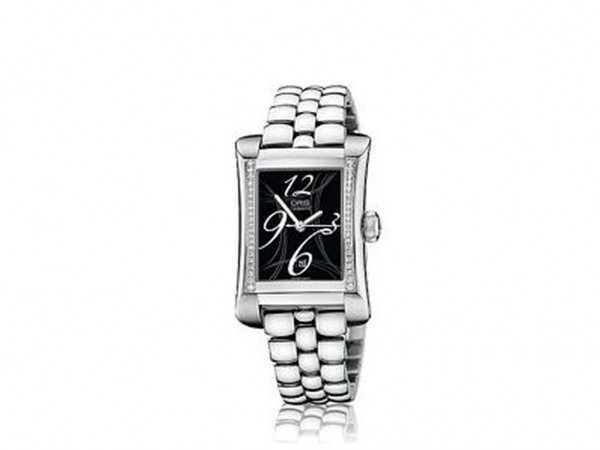 Oris Culture Rectangular Date Diamonds