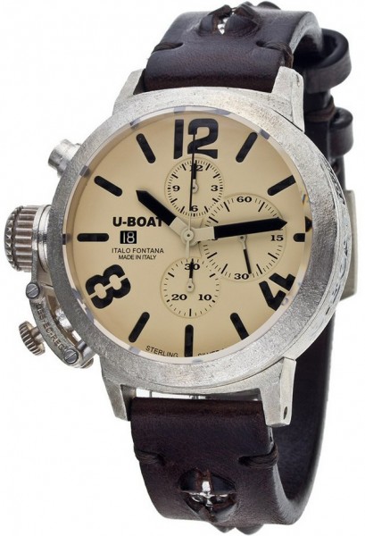 U-Boat Classico 48 Chrono Sterling Silver